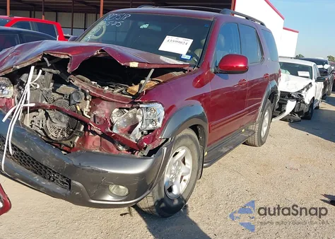 2003 Toyota Sequoia Sr5 V8 из США, поврежденный, VIN 5TDZT34A93S167767